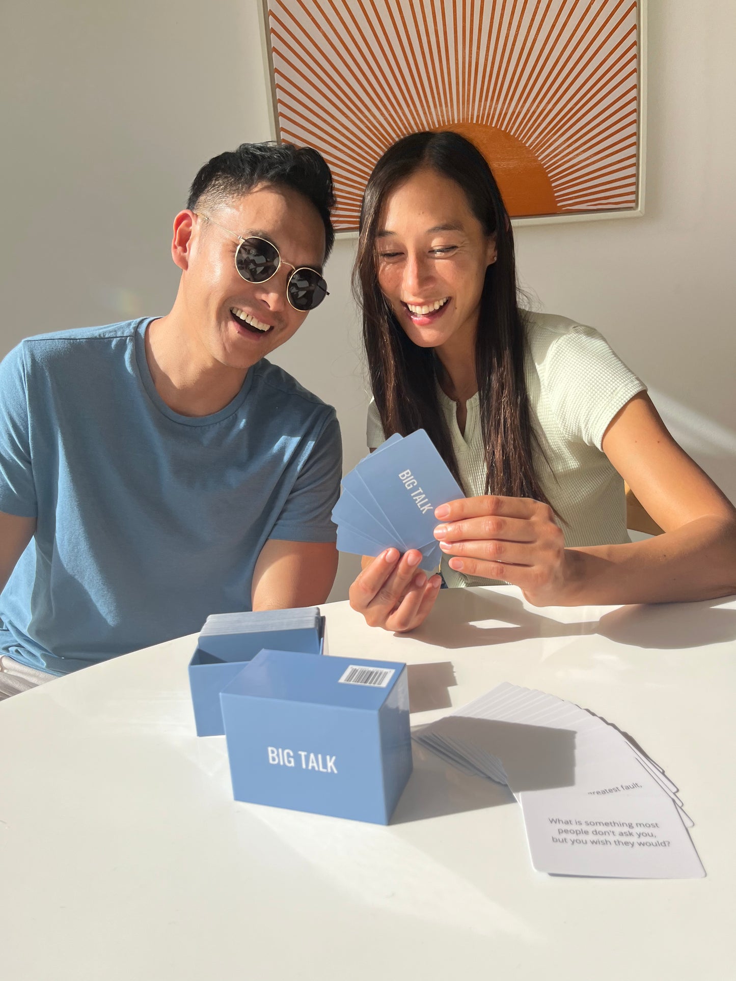 BIG TALK QUESTION CARD GAME - TABLETOP SIZE