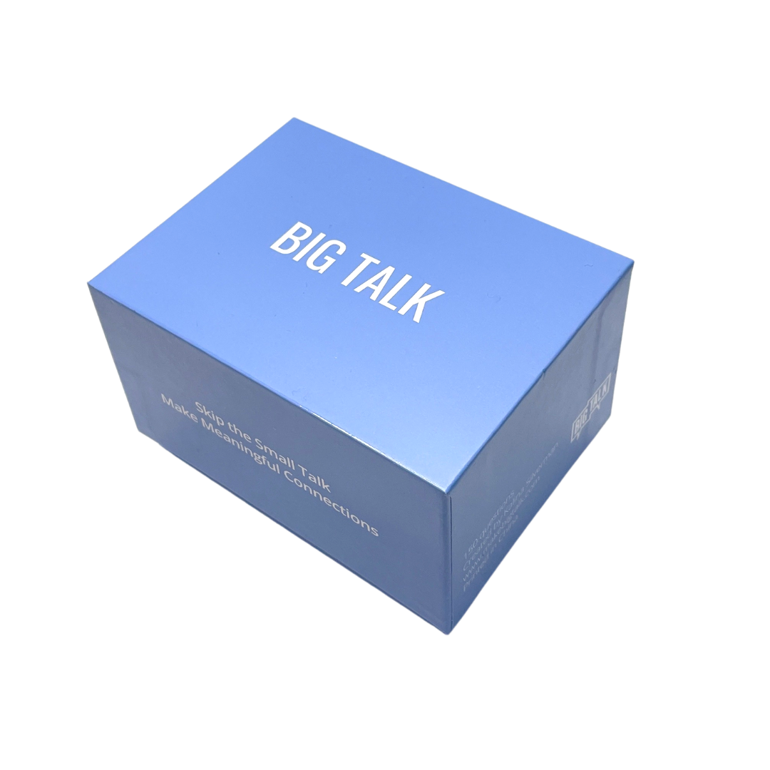 BIG TALK QUESTION CARD GAME 2.0 - 150 NEW QUESTIONS TO SKIP THE SMALL TALK