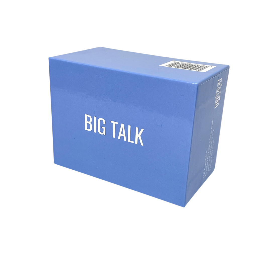 BIG TALK QUESTION CARD GAME 2.0 - 150 NEW QUESTIONS TO SKIP THE SMALL TALK