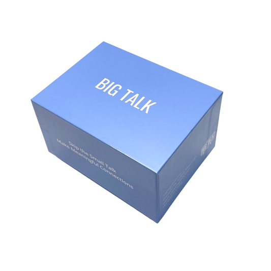 BIG TALK QUESTION CARD GAME - TABLETOP SIZE