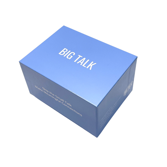 BIG TALK QUESTION CARD GAME 2.0 - 150 NEW QUESTIONS TO SKIP THE SMALL TALK