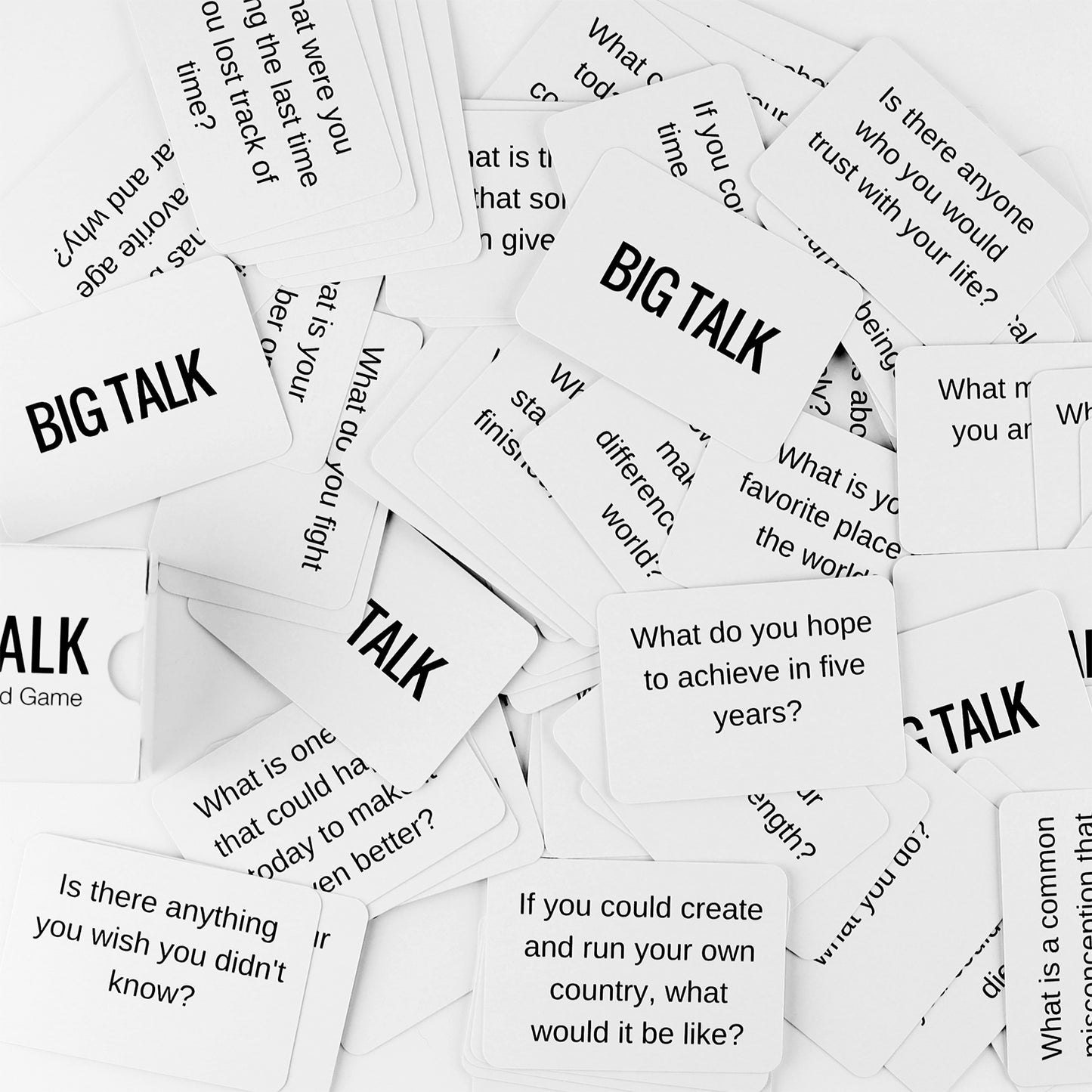 THE ORIGINAL BIG TALK QUESTION CARD GAME