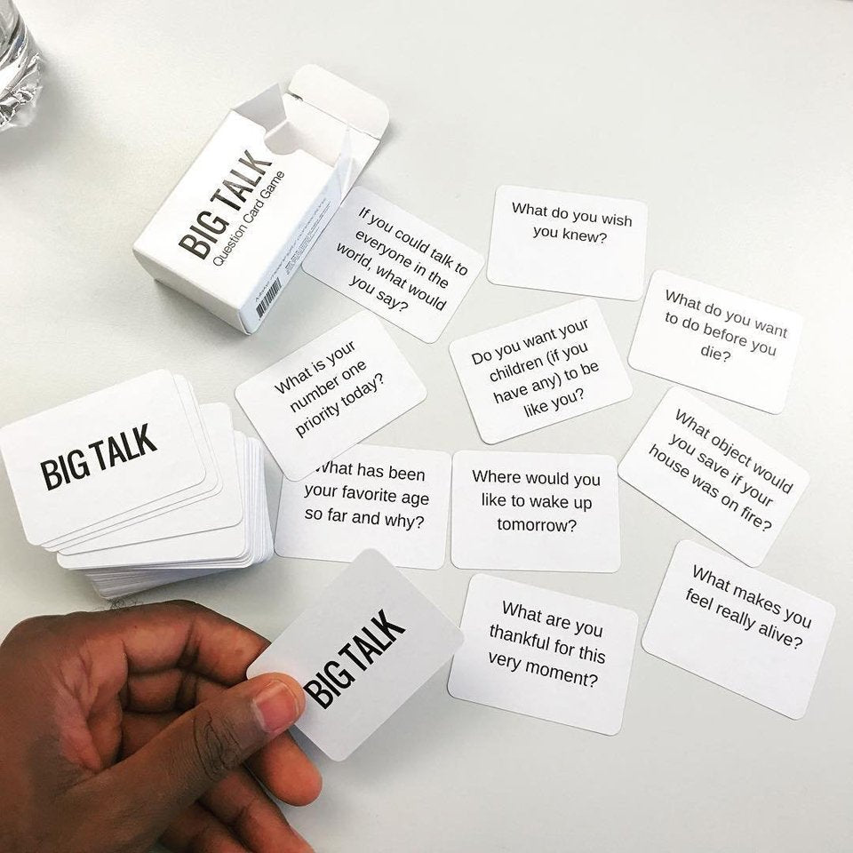 THE ORIGINAL BIG TALK QUESTION CARD GAME